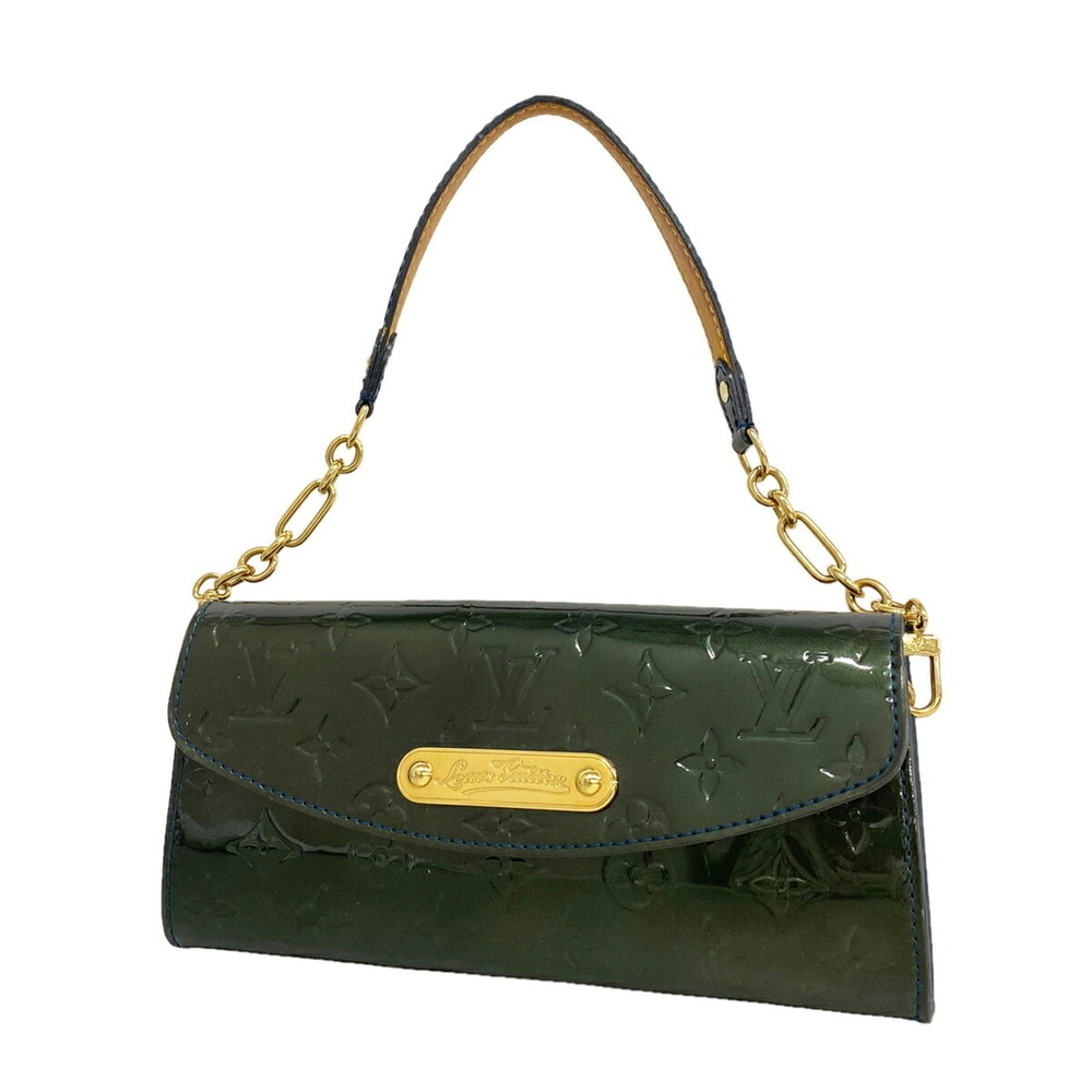 Louis Vuitton Vernis Sunset Boulevard Handbag M93680 Blue Nuit (Women's)